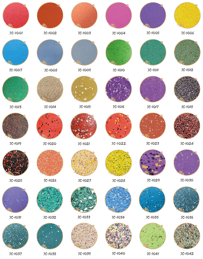 Bright rubber colourways