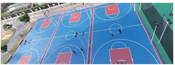 Outdoor courts