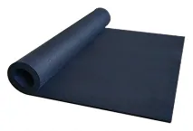 All black rubber roll
